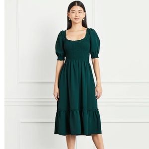 Hill House Emerald Crepe Nap Dress XL